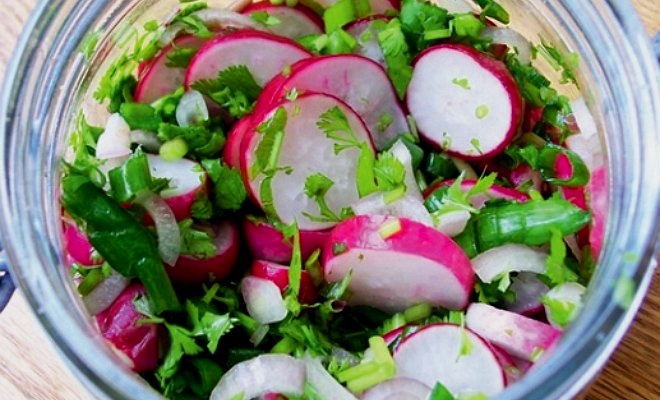 Салат из редиски на зиму