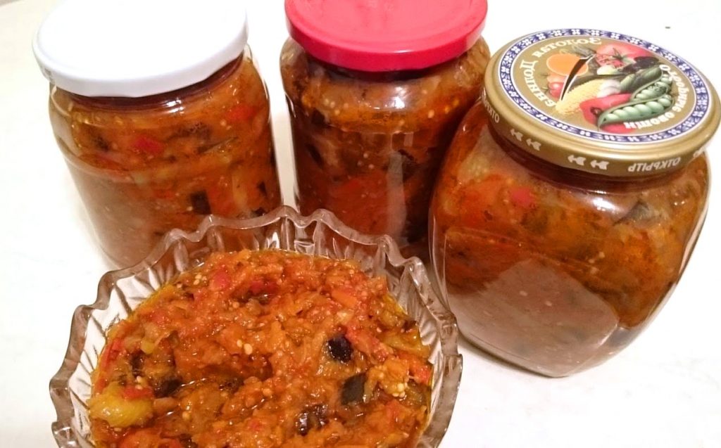 Икра из баклажанов на зиму