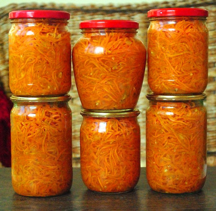 Морковь по корейски на зиму