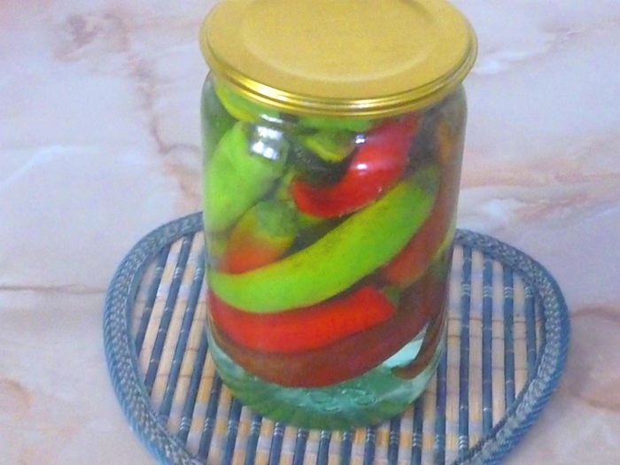 Маринованный стручковый перец на зиму